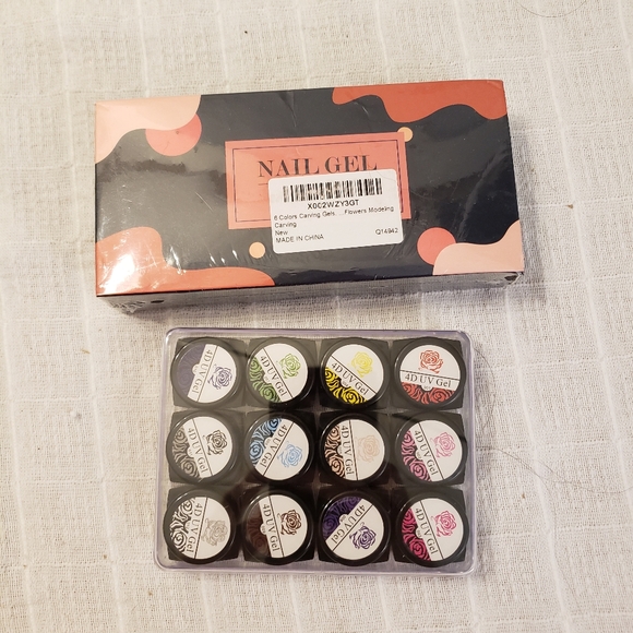 2 sets of 3d nail carving colors - Picture 7 of 9